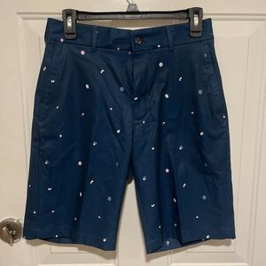 Walter Hagen Perfect 11 Collection Art Deco Print Shorts Golf Mens Sz 30 10” NWT